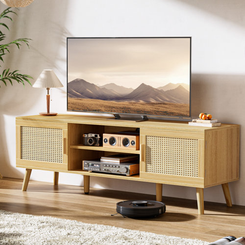 Bay Isle Home TV Stand for 55 Inch TV Entertainment Center TV Console